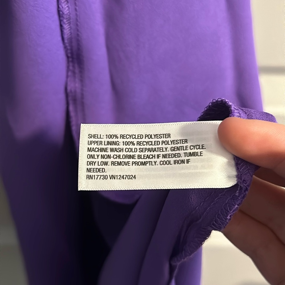 NWOT A New Day Women's Midi Slip Dress in Purple Size XS - Picture 8 of 8